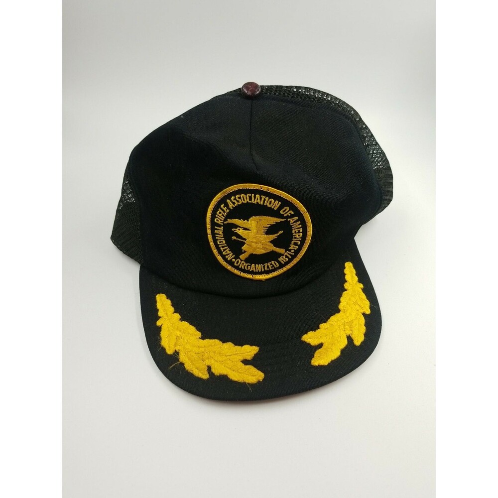 Vintage Exclusive National Rifle Assoc Trucker Hat Support The 2nd Amendment H1